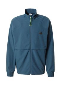 adidas Sportswear Heren Trainingsjack 'City Escape' marine / lichtgroen / zwart S