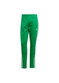 adidas originals Dames Broek 'Adicolor Sst' grasgroen / wit 26-28