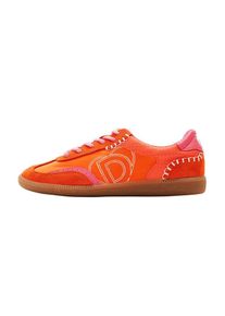 Desigual Sneaker 'Retro Split' Damen orange / rot / weiß Größe 36