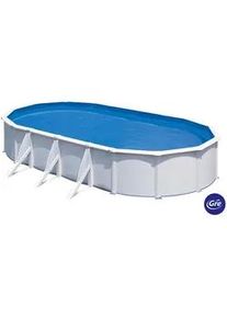 GRE Pool-Set , Weiß , Metall , 375x120x730 cm , Freizeit & Co, Pools & Wasserspaß, Pools, Stahlwandpools