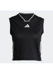 adidas Sportswear Sporttop 'TIRO' Damen schwarz / weiß Größe S