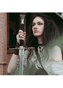 The Witcher Geralt von Riva Stahlschwert Replik mit Scheide für Witcher Fans