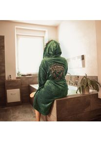 Harry Potter - Accappatoio verde con stemma di Serpeverde