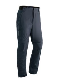 Maier Sports Functionele broek Norit Zip 2.0 M Technische outdoorbroek met zipp off-functie heren trainingsbroeken maat 50 grijs