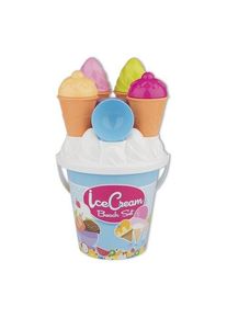 Sada na piesok Zmrzlina a cup cake, modrá