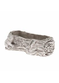 Betónový kvetináč Kmeň žaba, 27 x 8,5 x 15,5 cm