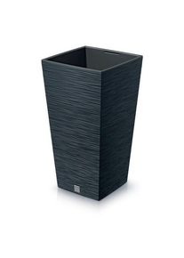 Kvetináč FURU SQUARE 29,5 cm, antracitový, 29,5 cm