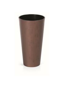 Kvetináč TUBUS SLIM CORTEN s vložkou 25 cm ,patinovaná oceľ, 25 cm