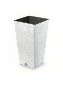 Kvetináč FURU SQUARE 24 cm, biely, 24 cm