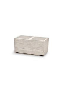 Kvetináč MADERA CASE ECO WOOD 77 cm, biely, M