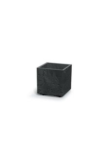 Kvetináč SIERRA SQUARE BETON EFFECT 28,8 cm ,čierny, S