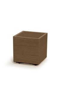 Kvetináč MADERA SQUARE ECO WOOD 28,8 cm , hnedý, S