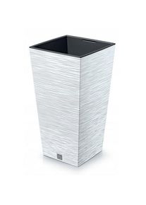 Kvetináč FURU SQUARE 29,5 cm, biely, 29,5 cm