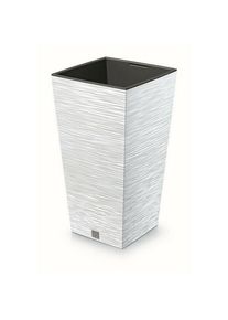 Kvetináč FURU SQUARE 39,5 cm, biely, 39 cm