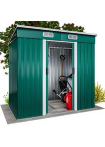 Gardebruk Tuinhuis Groen Metaal 200x125x180cm