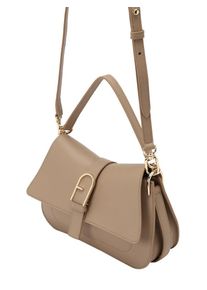 Furla Dames Handtas 'FLOW' camel / goud One Size