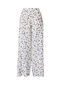 MSCH COPENHAGEN Dames Broek 'Falisha' smoky blue / donkerblauw / wit 34