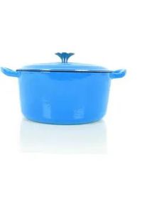 ECHTWERK Schmortopf , Blau , Metall , 3,5 l , backofengeeignet, kratzfest, geschmacksneutral, optimale Wärmeverteilung, leichte Reinigung,backofengeeignet , Kochgeschirr, Töpfe, Schmortöpfe