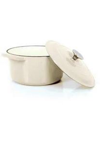 ECHTWERK Schmortopf , Creme , Metall , 3,5 l , backofengeeignet, kratzfest, geschmacksneutral, optimale Wärmeverteilung, leichte Reinigung,backofengeeignet , Kochgeschirr, Töpfe, Schmortöpfe