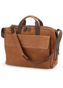 Harold’s Lederwaren Notebook-Tasche, Cognac