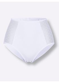 wäschepur Dames Heupslip in wit ,maat 36/38, Witt, 95% Katoen, 5% Elastan