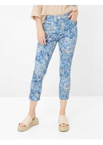 Raphaela by Brax Dames Broek Style LUCA 6/8 INDIGO BLUE, blauw,