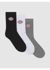 Dickies Socken 'Valley Grove' Herren blau / graumeliert / schwarz / weiß Größe 41/46