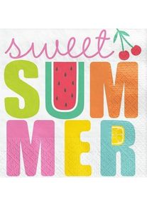 Amscan 16 Sweet Summer napkins 33cm