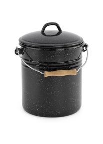 Karl Krüger Geëmailleerde emmer met deksel 5 liter