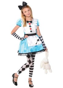 Amscan Deluxe Alice in Wonderland Costume Girls
