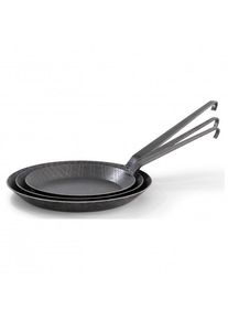 Origin Outdoors Schmiedeeiserne Pfanne Koekenpan (Ø 32 cm |grijs)