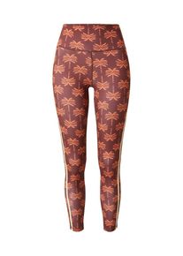 adidas Performance Sporthose 'Adidas x FARM Rio' Damen braun / orange / pfirsich / weiß Größe XXS