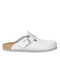 Birkenstock Leren clogs "Boston" wit - wijdte S - 28% | Maat: 45 |