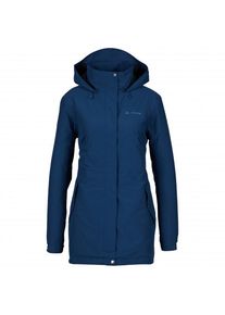 Vaude Women's Pellice Wool Parka Mujer (36 | azul)