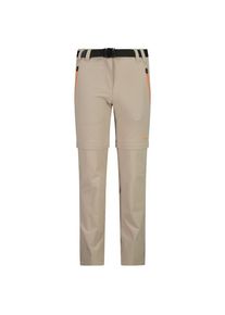 CMP Girls Stretch Zip Off Pant Afritsbroek Kinderen (116 |beige)