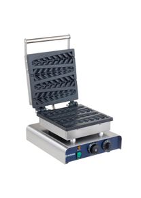GastroHero Gaufrier Lolly simple, gaufrier Gastro, revêtement antiadhésif, 1,55 kW, lampe de signalisation| Professionnel | HoReCa | CHR