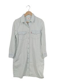 Levi's Levi’s Jeansowa sukienka Damski, Rozmiar 36, jasnoszary, Bawełna