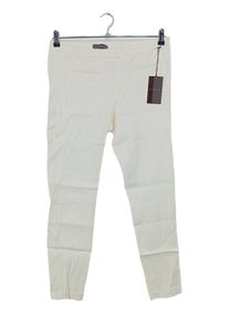 TRU TRUSSARDI Lniane spodnie Damski, Rozmiar 46, biały