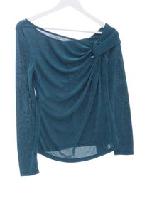 Shein Połyskująca bluzka Damski, Rozmiar 38, niebieski