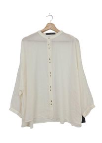 Zara Bluzka oversize Damski, Rozmiar 36, kremowy, Poliester