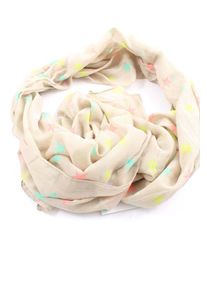 Codello Sciarpa estiva Donna, One Size, crema, Poliestere