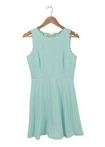 Reserved Summer Dress Women, Size 36, turquoise, polyester