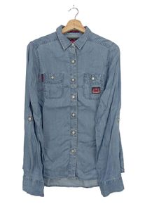 Superdry Jeansowa koszula Damski, Rozmiar 36, niebieski