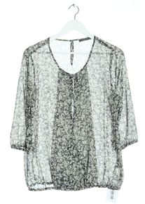 Esprit Blusa trasparente Donna, Taglia 38, grigio chiaro, Poliestere