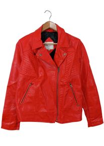 Pepe Jeans Kurtka z imitacji skóry Damski, Rozmiar 38, czerwony, Poliuretan