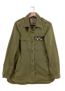 Zara Kurtka przejściowa Damski, Rozmiar 38, khaki