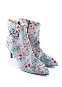 Alba Moda Botki z zamkiem Damski, Rozmiar 41, w kolorze białej wełny