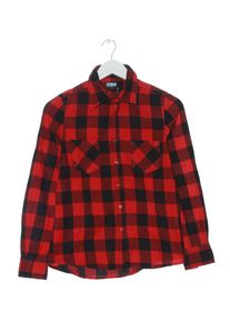 Urban Classics Camicia di flanella Donna, Taglia 36, rosso, Cotone