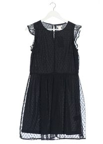 H&M H&M Szyfonowa sukienka Damski, Rozmiar 36, czarny