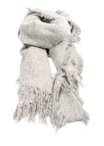 Hüftgold Hüftgold Sciarpa lavorata a maglia Donna, One Size, grigio chiaro